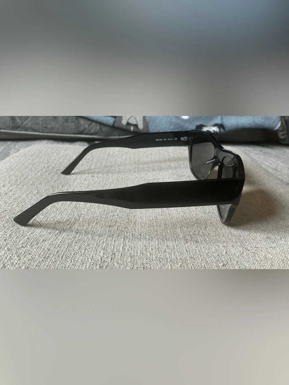 Balenciaga Black Men’s BB0164S Rectangular Sunglasses
